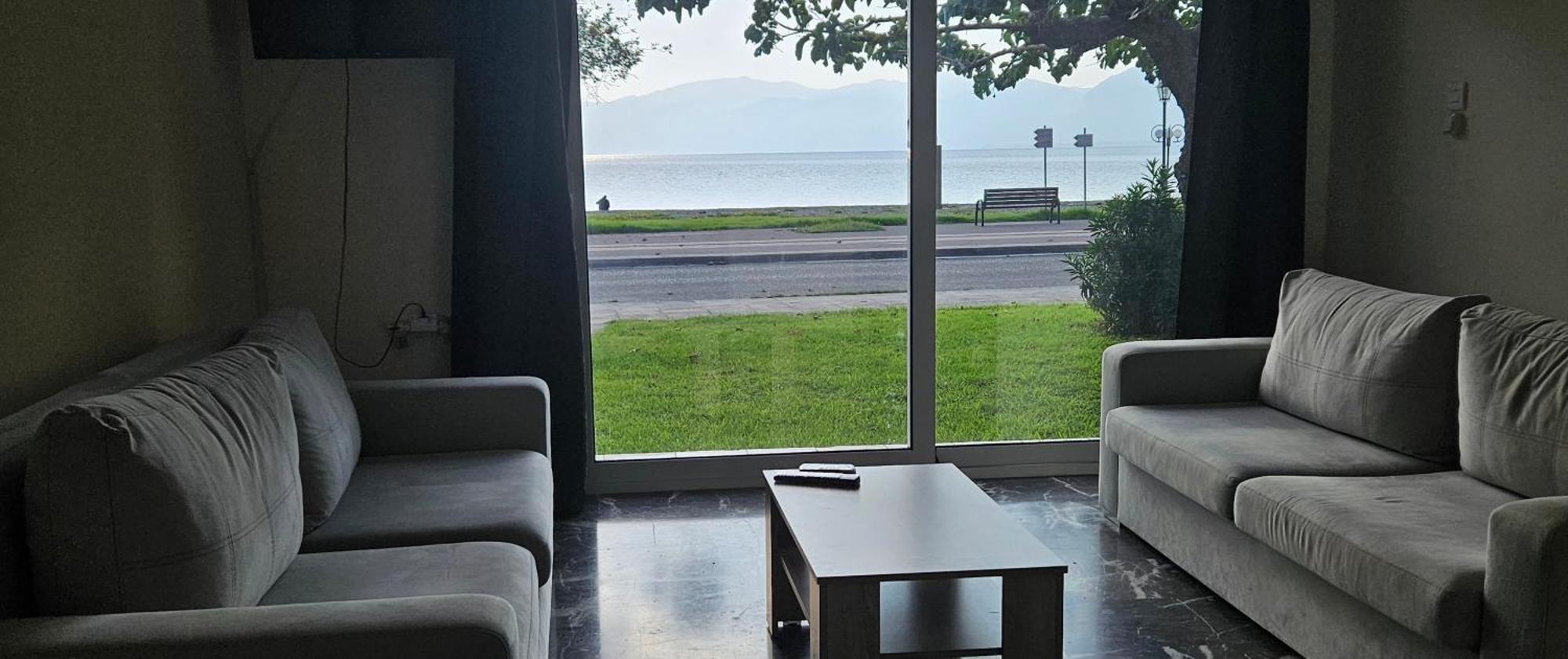Nafpaktos Seaside Apartment Bagian luar foto